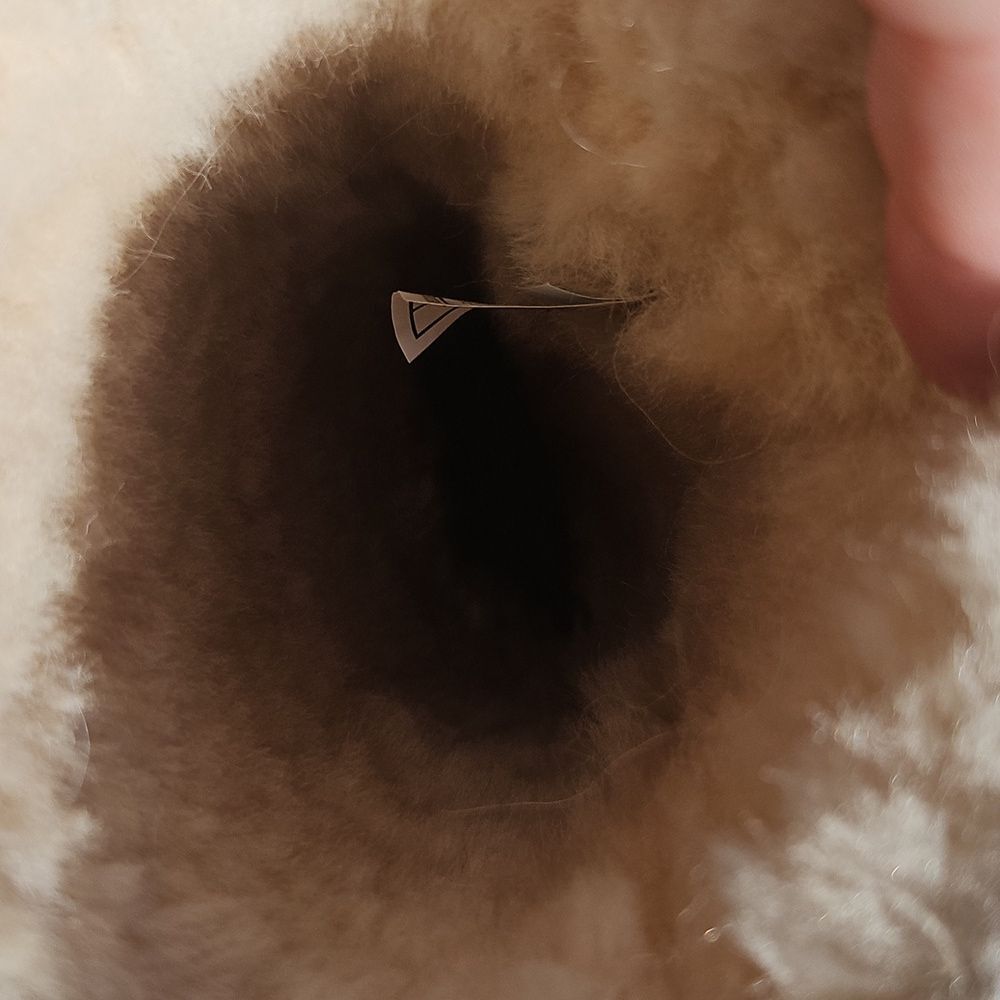 UGG Women's Cream Furry Boots - Picture 7 of 8